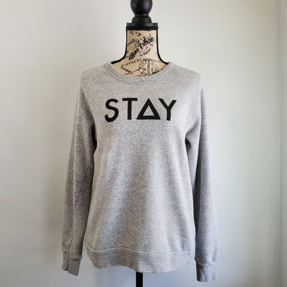 stay wear Tops - Stay Wear Gray Sweatshirt